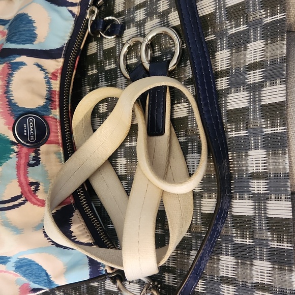 Coach Multicolor Convertible Monogram Bag - Picture 14 of 14